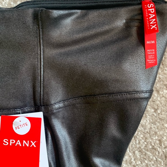spanx leather petite
